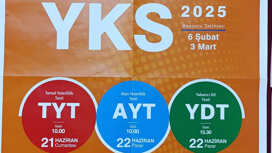 2025 YKS BAŞVURULARI BAŞLADI